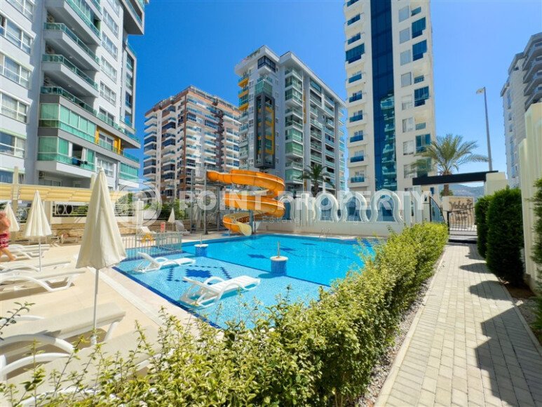 Sunny 1+1 apartment, 62 m² in Mahmutlar with panoramic windows-id-10225-photo-11