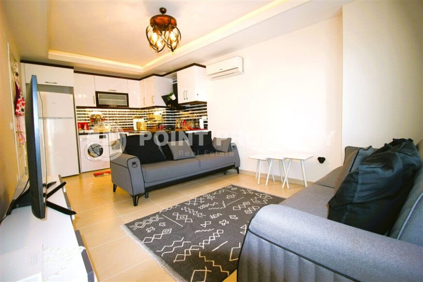 Современная квартира 1+1, 60 м² в Махмутларе с застеклённым балконом-id-10226-фото-2