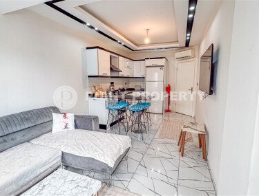 Элегантная квартира 1+1, 60 м² в центре Аланьи у пляжа Кейкубат с панорамной террасой на крыше-id-10230-фото-2