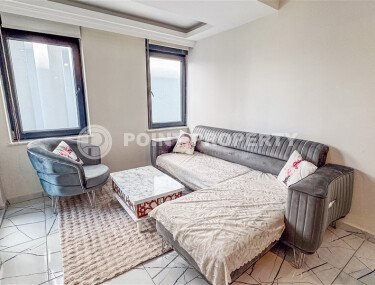 Элегантная квартира 1+1, 60 м² в центре Аланьи у пляжа Кейкубат с панорамной террасой на крыше-id-10230-фото-3