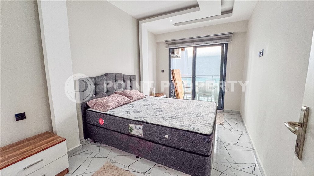 Элегантная квартира 1+1, 60 м² в центре Аланьи у пляжа Кейкубат с панорамной террасой на крыше-id-10230-фото-4