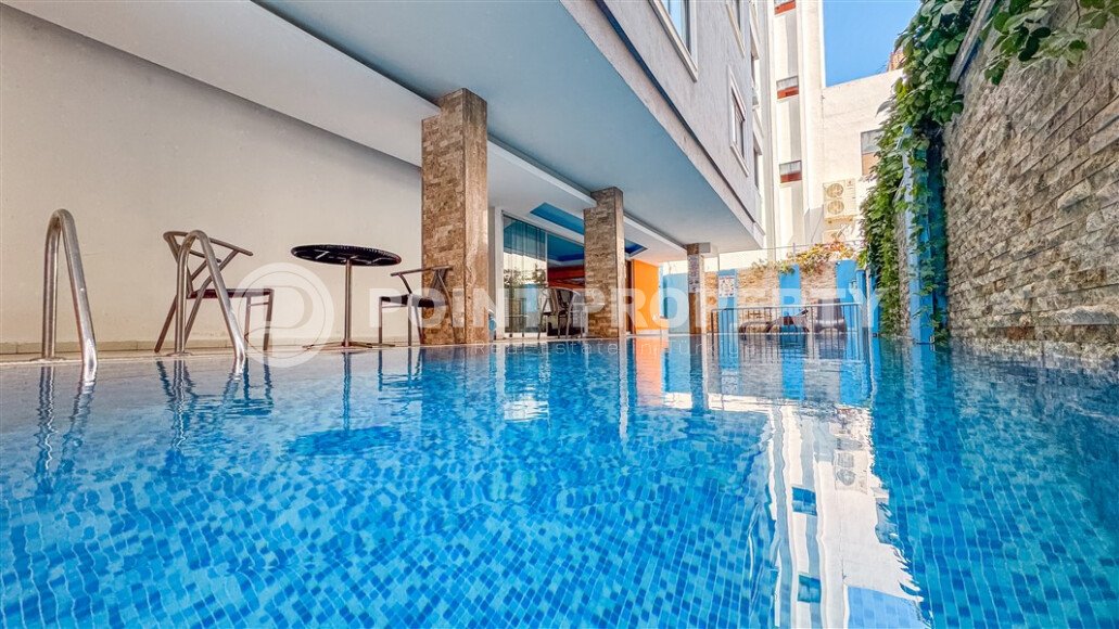 Элегантная квартира 1+1, 60 м² в центре Аланьи у пляжа Кейкубат с панорамной террасой на крыше-id-10230-фото-8