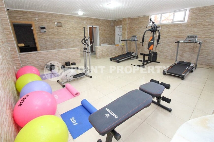 Уютная меблированная квартира 1+1 площадью 60 м² в жилом комплексе с бассейном в центре Махмутлара-id-10236-фото-10