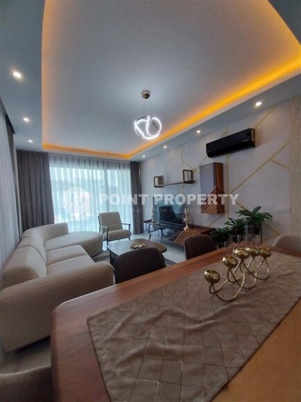 Современный садовый дуплекс 180 м² с мебелью и техникой в новом комплексе класса люкс в Авсалларе-id-10238-фото-7