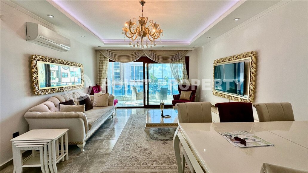 100 m² apartment with direct sea views in Kestel in a complex on the first line-id-10241-photo-4