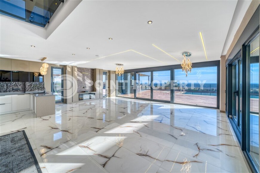 Вилла 4+1 с панорамным видом на море и собственным инфинити бассейном, подходит под гражданство-id-10242-фото-6