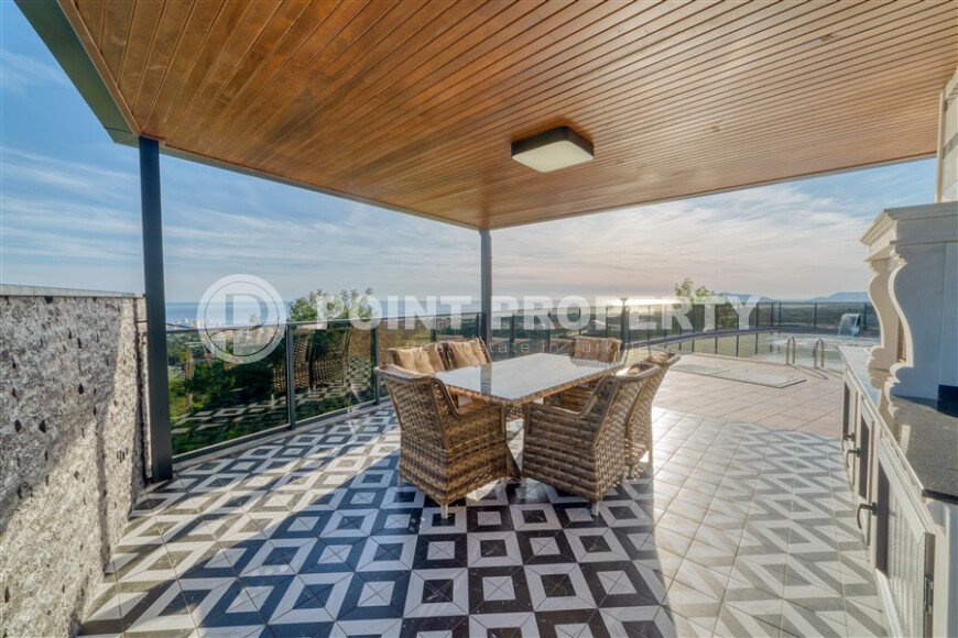 Вилла 4+1 с панорамным видом на море и собственным инфинити бассейном, подходит под гражданство-id-10242-фото-32