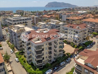 Уютная меблированная двухуровневая вартира 4+2 площадью 190 м² в жилом комплексе с бассейном в Оба-id-10246-фото-1