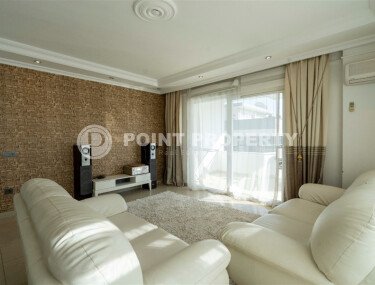 Уютная меблированная двухуровневая вартира 4+2 площадью 190 м² в жилом комплексе с бассейном в Оба-id-10246-фото-3