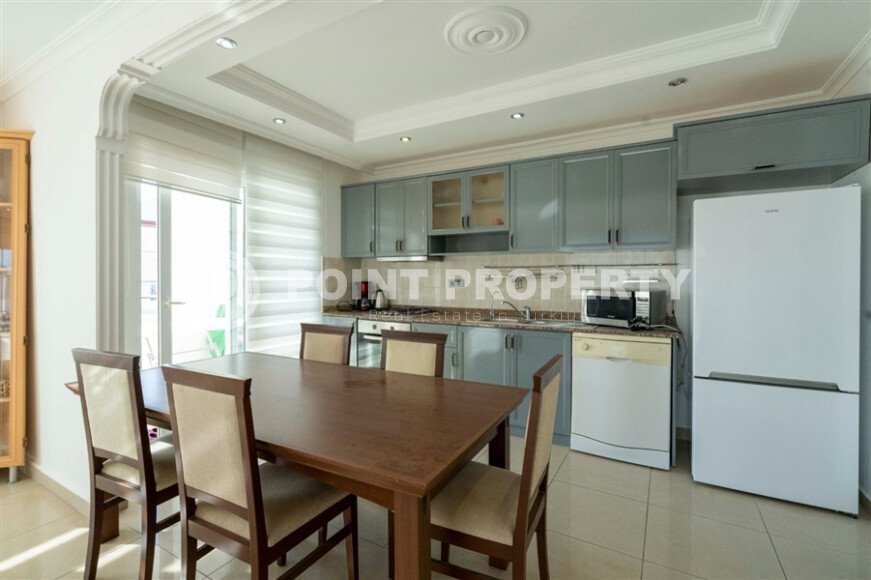 Уютная меблированная двухуровневая вартира 4+2 площадью 190 м² в жилом комплексе с бассейном в Оба-id-10246-фото-4