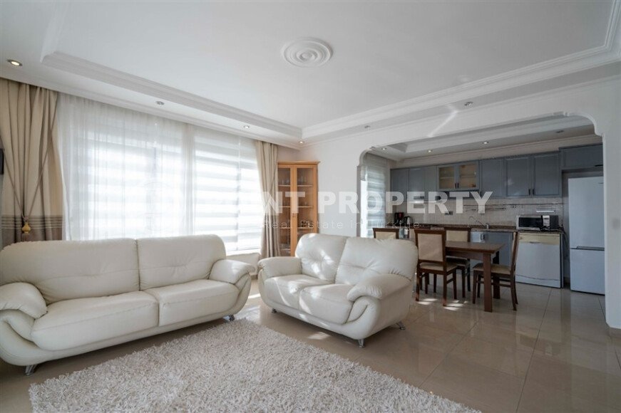 Уютная меблированная двухуровневая вартира 4+2 площадью 190 м² в жилом комплексе с бассейном в Оба-id-10246-фото-7