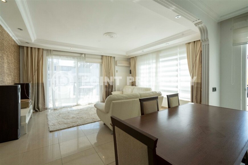 Уютная меблированная двухуровневая вартира 4+2 площадью 190 м² в жилом комплексе с бассейном в Оба-id-10246-фото-8