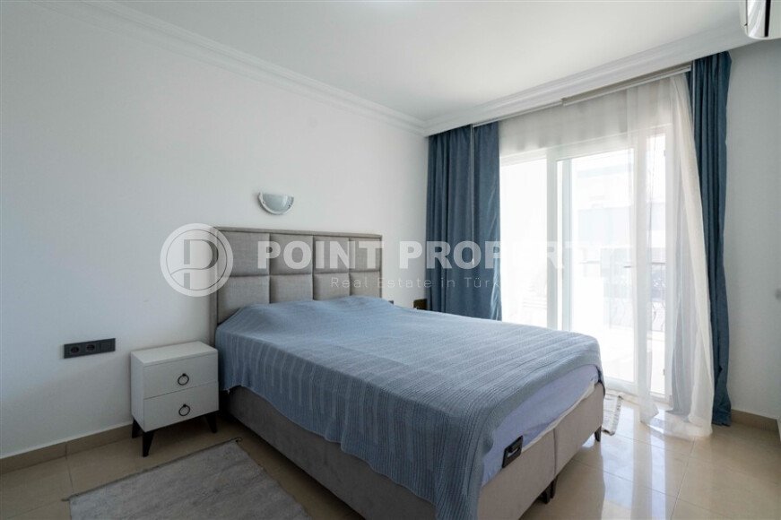 Уютная меблированная двухуровневая вартира 4+2 площадью 190 м² в жилом комплексе с бассейном в Оба-id-10246-фото-13