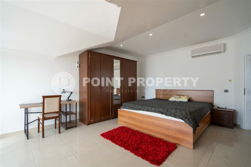 Уютная меблированная двухуровневая вартира 4+2 площадью 190 м² в жилом комплексе с бассейном в Оба-id-10246-фото-15