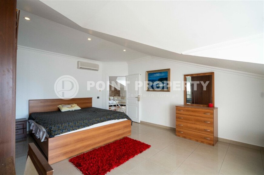 Уютная меблированная двухуровневая вартира 4+2 площадью 190 м² в жилом комплексе с бассейном в Оба-id-10246-фото-16