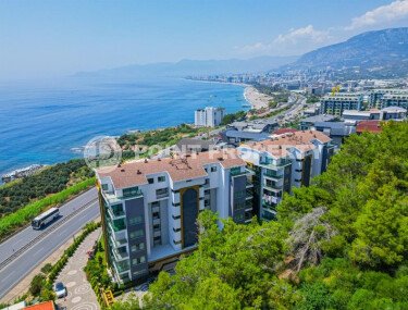 Стильные апартаменты 65 м² в Каргыджак, Аланья, вид на море-id-10250-фото-1