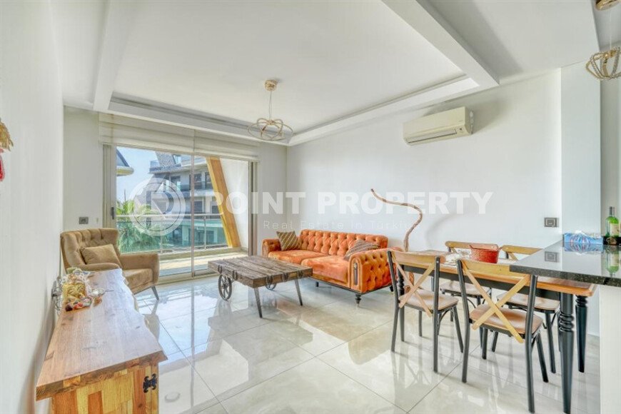 Стильные апартаменты 65 м² в Каргыджак, Аланья, вид на море-id-10250-фото-3