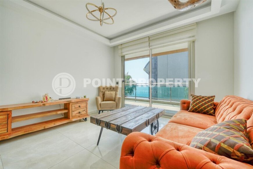 Стильные апартаменты 65 м² в Каргыджак, Аланья, вид на море-id-10250-фото-6