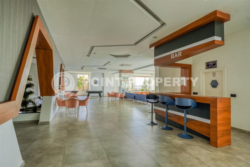 Стильные апартаменты 65 м² в Каргыджак, Аланья, вид на море-id-10250-фото-14