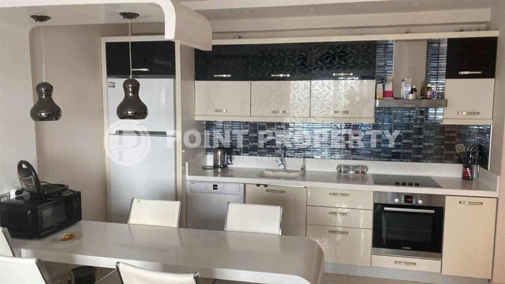 Комфортабельные апартаменты 120 м² с частичным видом на море и горы в Махмутлар, Аланья-id-10252-фото-2