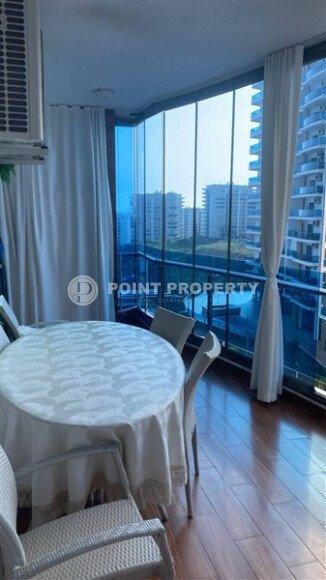 Комфортабельные апартаменты 120 м² с частичным видом на море и горы в Махмутлар, Аланья-id-10252-фото-9