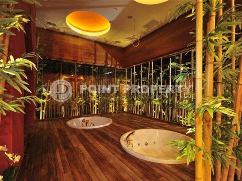 Комфортабельные апартаменты 120 м² с частичным видом на море и горы в Махмутлар, Аланья-id-10252-фото-12