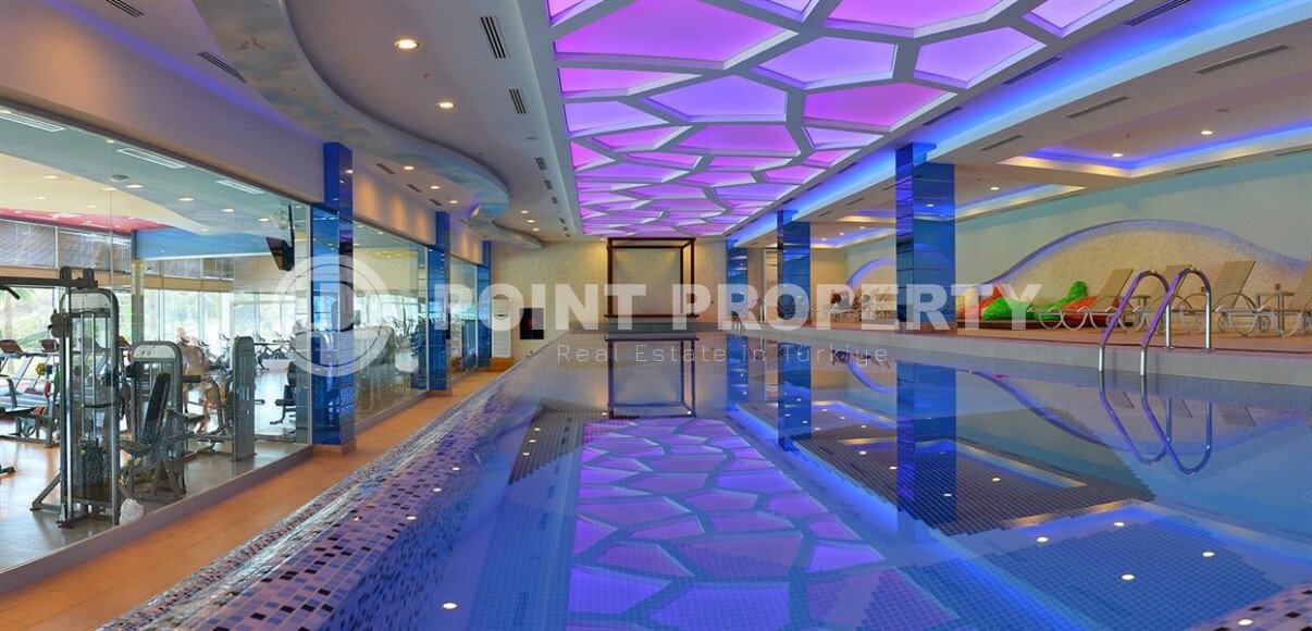 Комфортабельные апартаменты 120 м² с частичным видом на море и горы в Махмутлар, Аланья-id-10252-фото-15