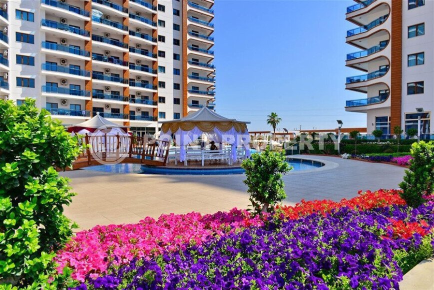 Комфортабельные апартаменты 120 м² с частичным видом на море и горы в Махмутлар, Аланья-id-10252-фото-18