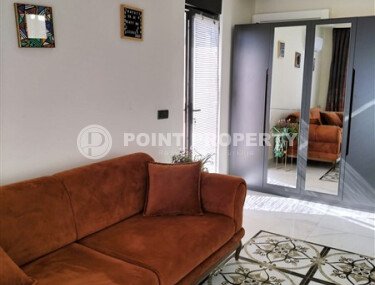 Стильный дуплекс 130 м², район пляжа Клеопатры, центр Аланьи-id-10266-фото-3