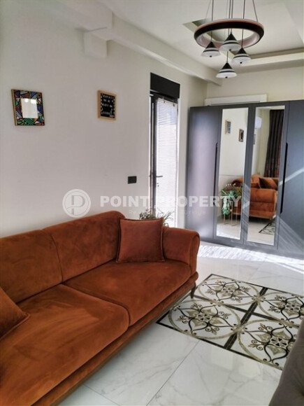 Стильный дуплекс 130 м², район пляжа Клеопатры, центр Аланьи-id-10266-фото-3