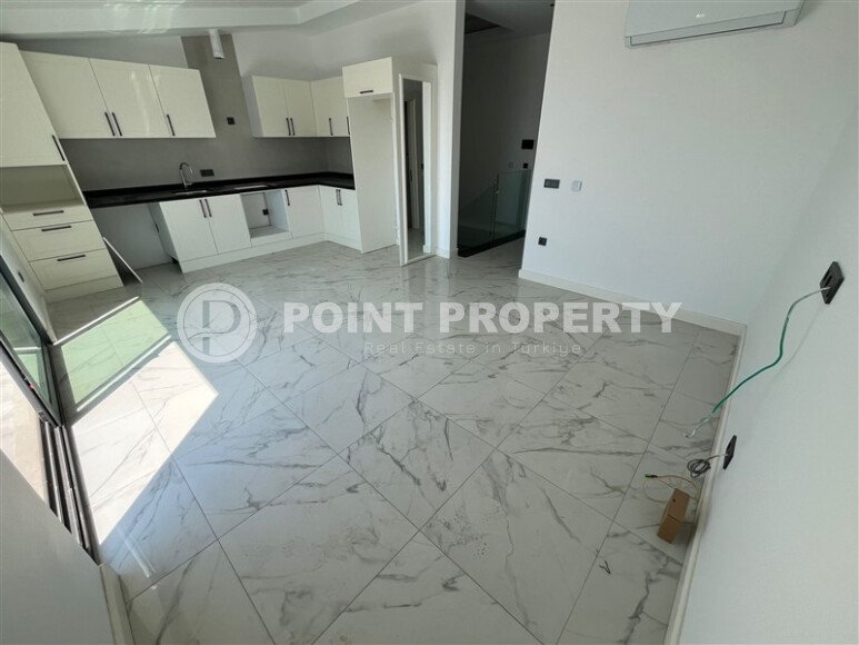 Просторный дуплекс 126,5 м², центр Аланьи, с подогревом пола, ВНЖ-id-10267-фото-4