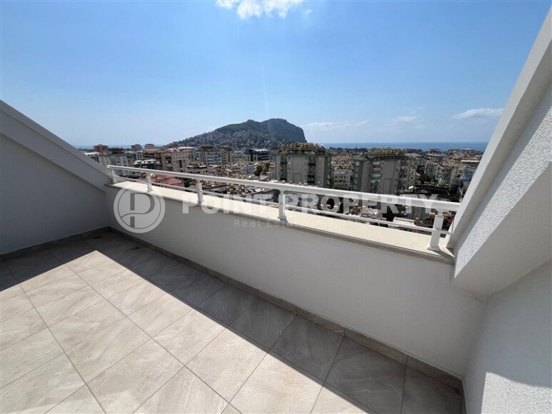 Просторный дуплекс 126,5 м², центр Аланьи, с подогревом пола, ВНЖ-id-10267-фото-9