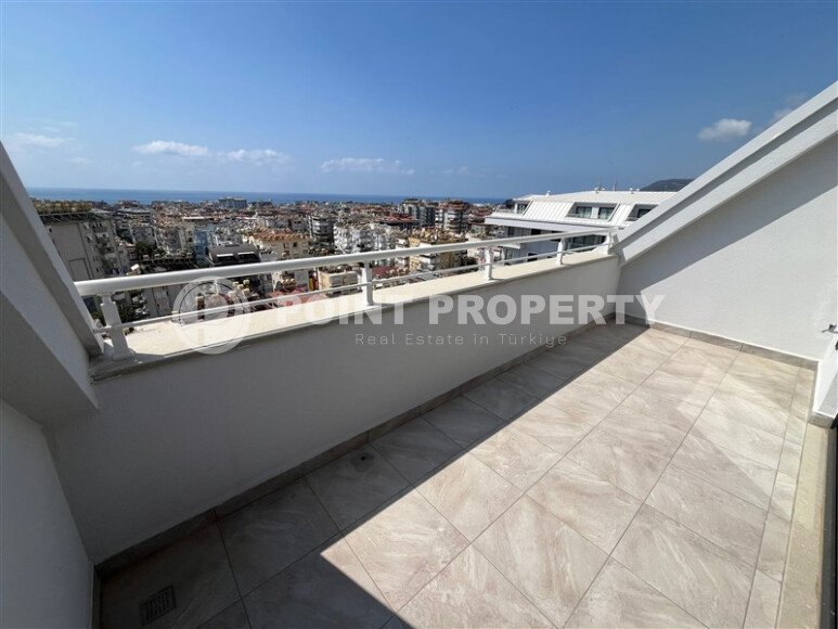 Просторный дуплекс 126,5 м², центр Аланьи, с подогревом пола, ВНЖ-id-10267-фото-10