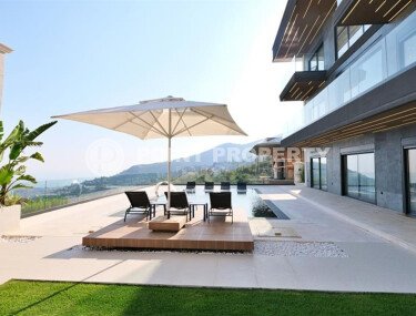 Великолепная модерн-вилла 525 м², район Бекташ, с лифтом и видом на море и окрестности-id-10274-фото-1