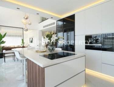 Magnificent modern villa 525 m², Bektaş area, with elevator and views of the sea and surrounding area-id-10274-photo-3