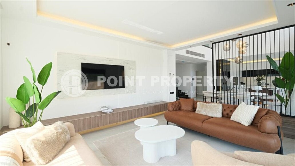 Magnificent modern villa 525 m², Bektaş area, with elevator and views of the sea and surrounding area-id-10274-photo-6