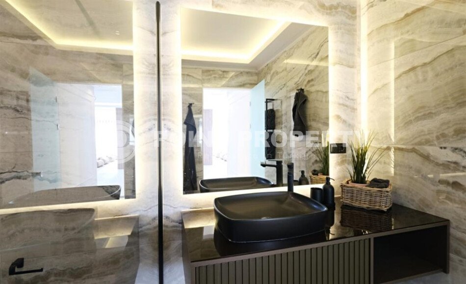 Magnificent modern villa 525 m², Bektaş area, with elevator and views of the sea and surrounding area-id-10274-photo-19