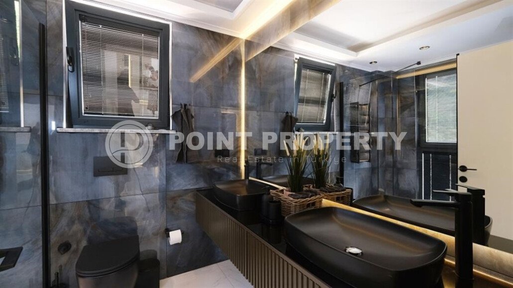 Magnificent modern villa 525 m², Bektaş area, with elevator and views of the sea and surrounding area-id-10274-photo-22