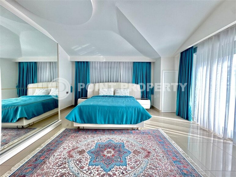 Spacious duplex 160 m², Kargicak district, next to the sea, sea view-id-10282-photo-5