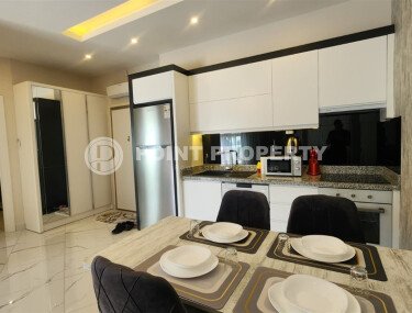 Стильная квартира 55 м², район Каргыджак, рядом с морем, частично вид на море-id-10285-фото-5