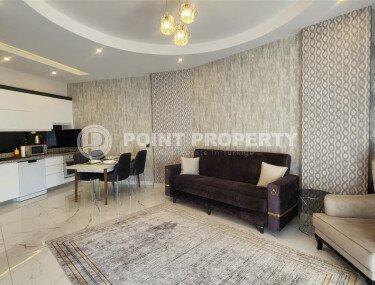 Stylish apartment 55 m², Kargicak district, next to the sea, partial sea view-id-10285-photo-3