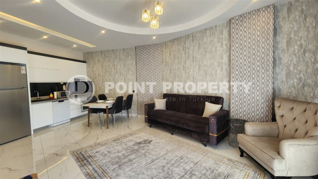 Стильная квартира 55 м², район Каргыджак, рядом с морем, частично вид на море-id-10285-фото-3