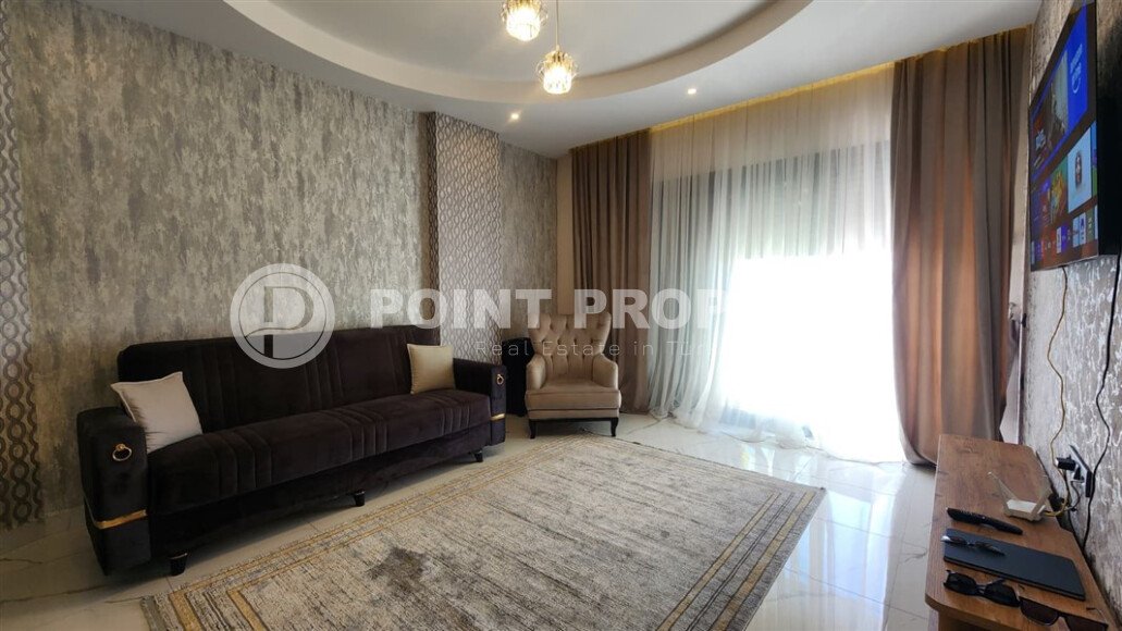 Стильная квартира 55 м², район Каргыджак, рядом с морем, частично вид на море-id-10285-фото-4