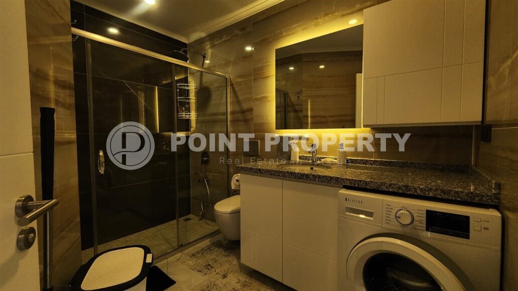 Стильная квартира 55 м², район Каргыджак, рядом с морем, частично вид на море-id-10285-фото-6