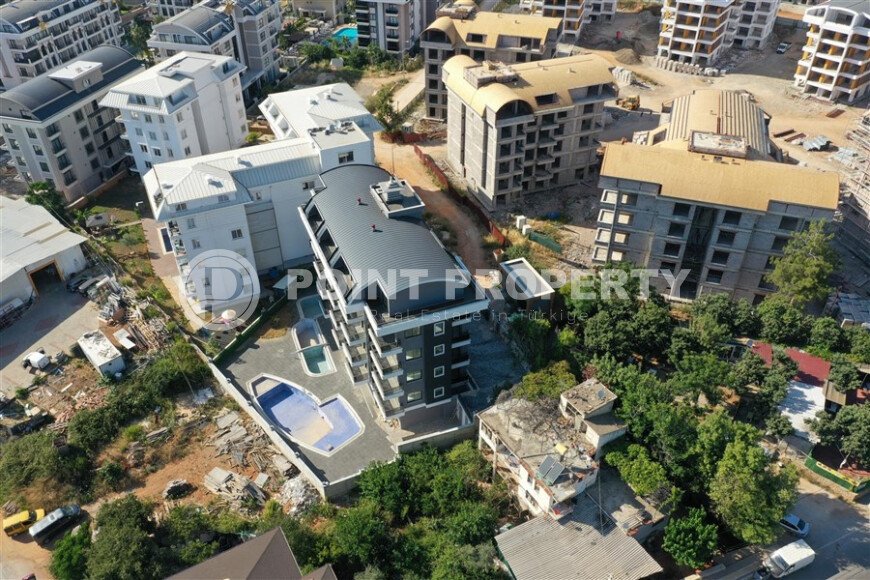 Новый проект - современный жилой комплекс в 800 метрах от моря в популярном районе Аланьи - Оба-id-5569-фото-3
