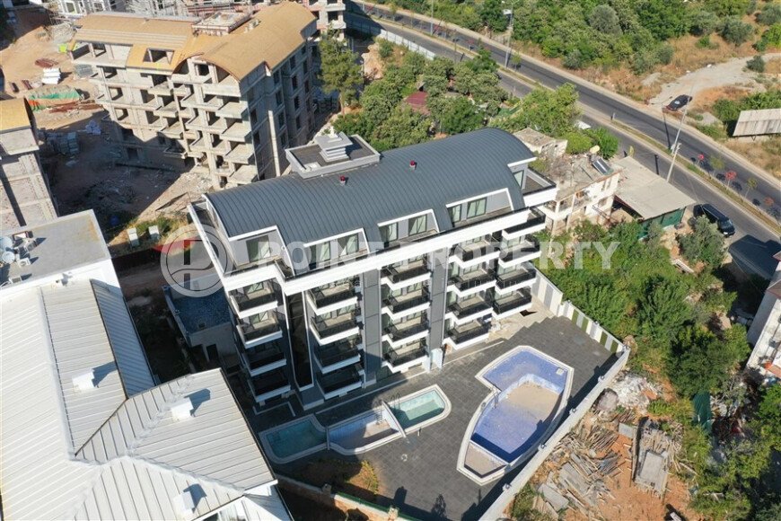 Новый проект - современный жилой комплекс в 800 метрах от моря в популярном районе Аланьи - Оба-id-5569-фото-13