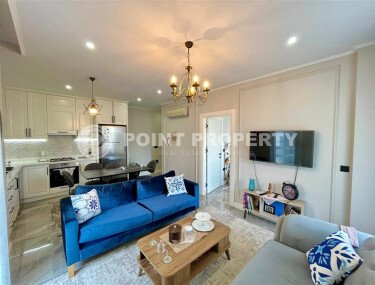 Прекрасная светлая квартира 2+1 площадью 82 м² в новом жилом комплексе с полной мебелью и техникой в районе Оба-id-10291-фото-3