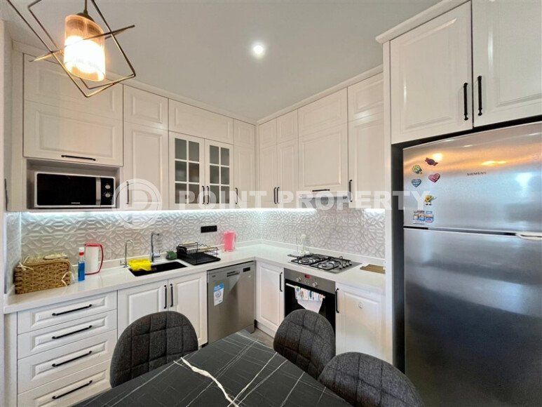 Прекрасная светлая квартира 2+1 площадью 82 м² в новом жилом комплексе с полной мебелью и техникой в районе Оба-id-10291-фото-6