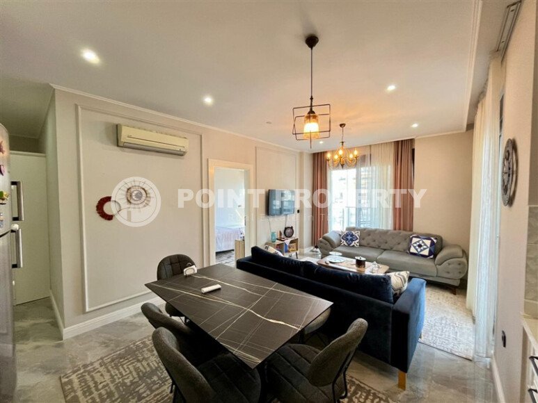 Прекрасная светлая квартира 2+1 площадью 82 м² в новом жилом комплексе с полной мебелью и техникой в районе Оба-id-10291-фото-7