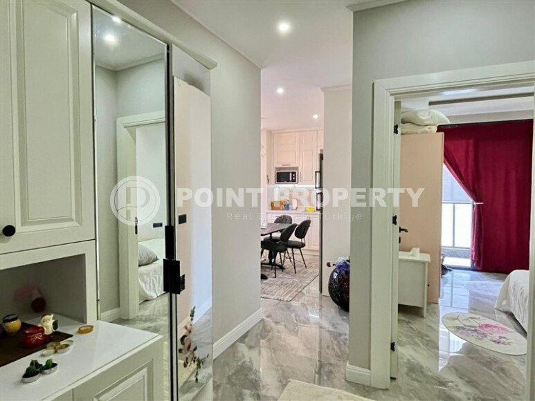 Прекрасная светлая квартира 2+1 площадью 82 м² в новом жилом комплексе с полной мебелью и техникой в районе Оба-id-10291-фото-12